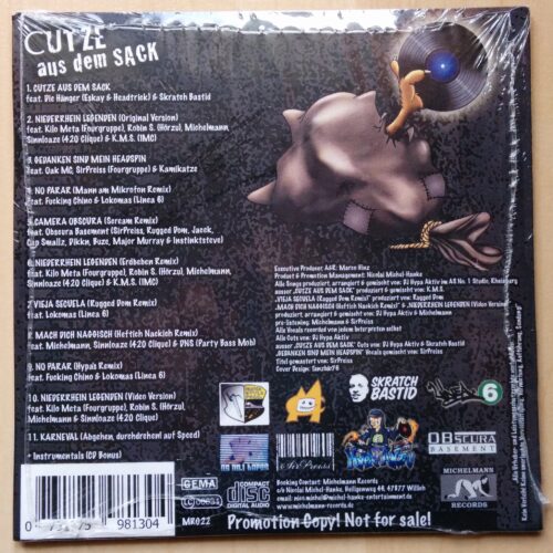DJ Hypa Aktiv - Cutze aus dem Sack [CD] – Bild 2